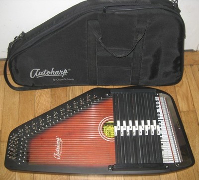Oscar Schmidt Autoharp 15 Chords OS15B Case READY TO PLAY