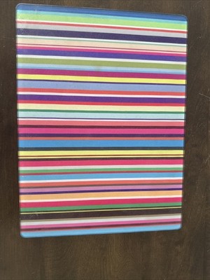 Vintage 200s Joseph Joseph UK Colorful Glass Cutting Board 16 X 12 