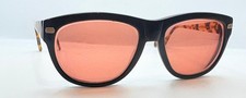 Vintage 215-2 Black Tortoise Oval Sunglasses FRAMES ONLY
