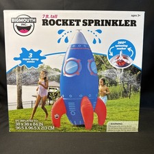BigMouth 7' Tall Outdoor Inflatable Giant Rocket Sprinkler 360 Soaker NIB
