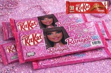 12 x KIT KAT TWO FINGER Chocolate Bar Wrapper only Birthday favour kids party