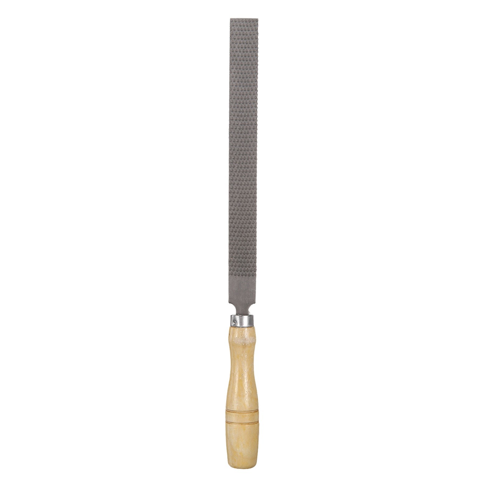 Wood Rasp File 8" Steel Flat Rasp File with Wooden Handle