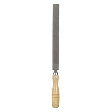 Wood Rasp File 8" Steel Flat Rasp File with Wooden Handle
