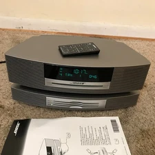 Bose Wave Music System III Radio CD Player w/ 3 Disc Multi-Changer Remote as-is