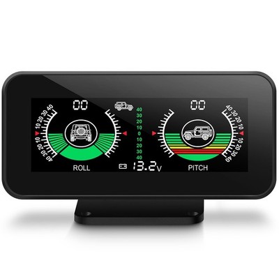 Car Inclinometer for Off-Road Driving, Multi-Functional Digital Dashboard Slo...