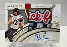 2022 Collegiate Immaculate #PP35 Alec Pierce Rookie patch auto #'d 01/10