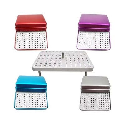 Sterilisationsbox 120 Löcher für Endo Feilen und Bohrer autoklavierbar