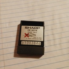 1983 SHARP Pocket Computer CE-507A Sharp Calc...