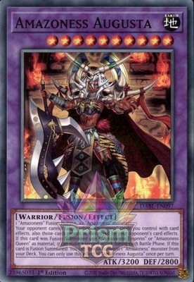 1. Auflage Amazoness Augusta DABL-DE097 Yugioh