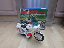 Vintage Action Man PALITOY Police Motorcycle Motorbike ...