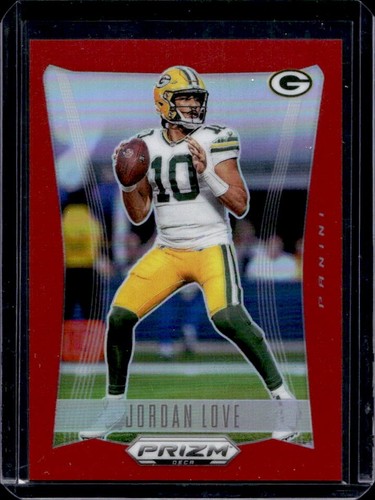 2024 Panini Prizm Deca Jordan Love Red #/199 Packers