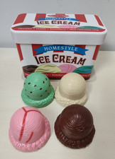 Melissa and Doug Ice Cream Carton with 4 Scoops Replacement Pieces Pre-School