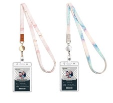 Cute Lanyard id Holder Durable Retractable Lanyards for ID BadgesWaterproof I...