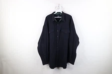 Vintage 90s Gap Mens 2XL XXL Faded Wool Blend Button Shirt Jacket Jac Shirt