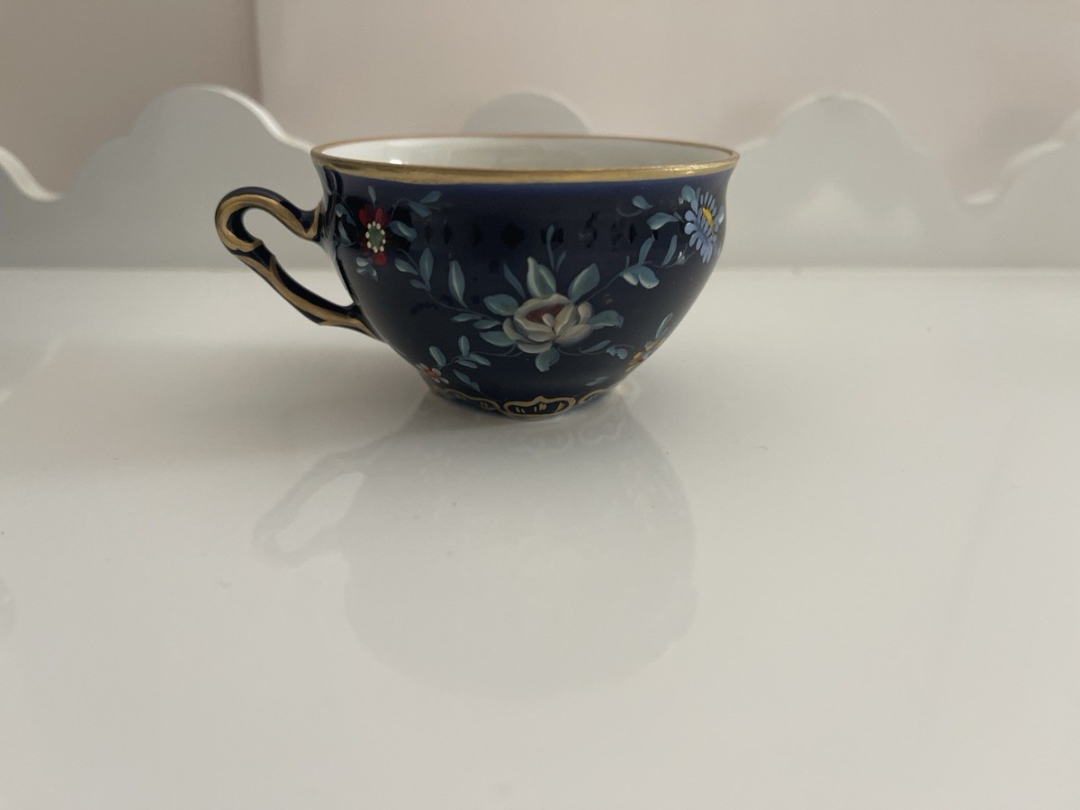 Jlmenau Graf Von Henneberg Porzellan Germany Echt Kobalt Cobalt