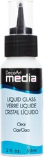 DecoArt Media Liquid Glass 2oz-Clear - DMM14-30