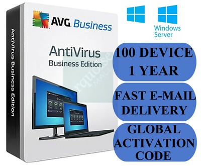 AVG AntiVirus Business Edition 100 PC / 1 Year (Global Activation Code)
