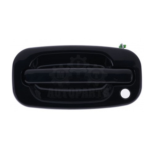 Exterior Door Handle For 99-2006 Chevrolet Silverado Set of 2 Front LH & RH BLK - Picture 2 of 5