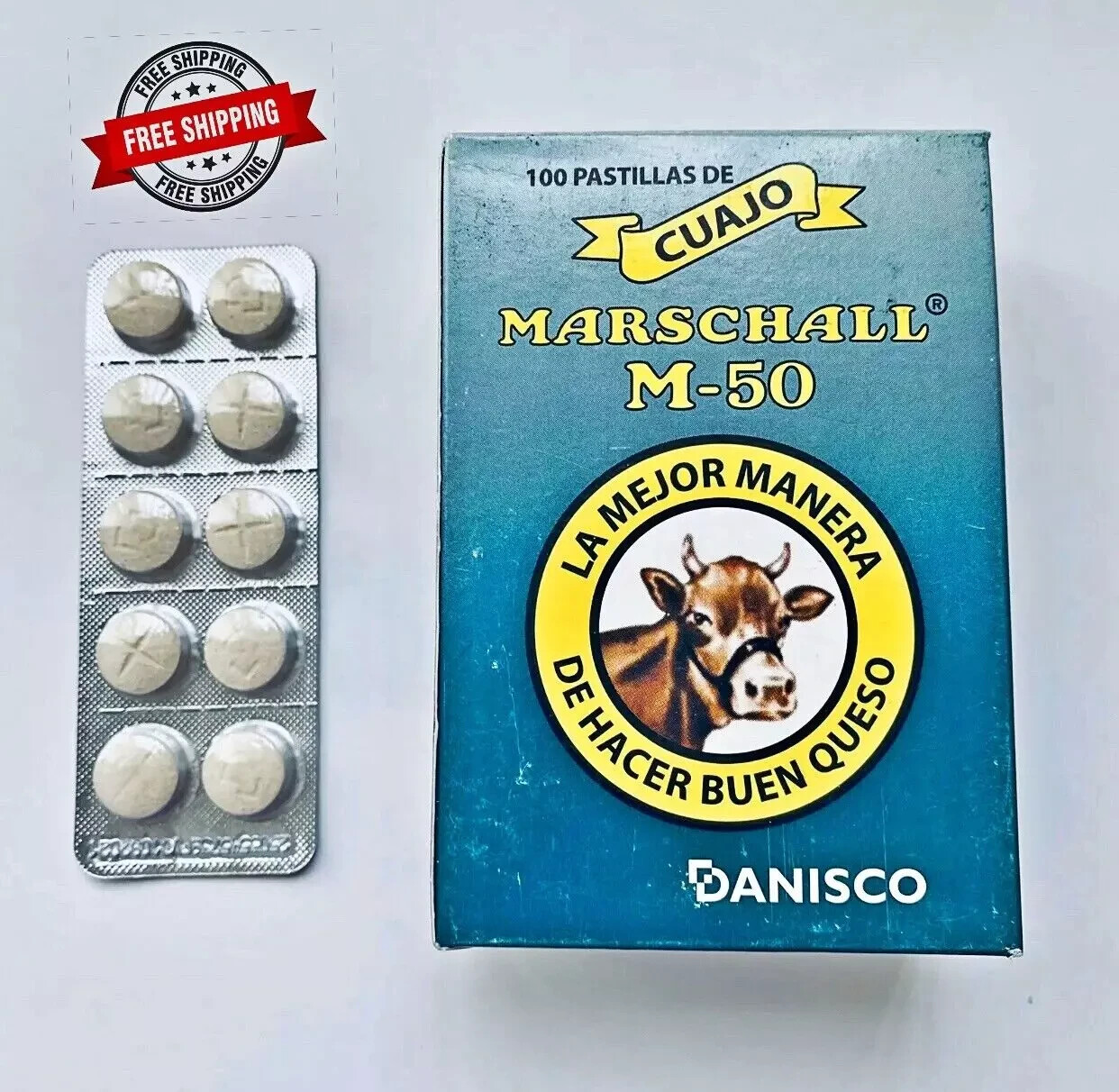 Cuajo Coagulante Marschall 10 Pastillas Tabletas Para Hacer Queso Rennet Tablets