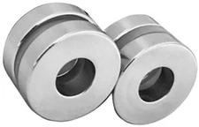 4 Neodymium Magnets 3/4 x 5/16 x 3/16 inch  Ring N48