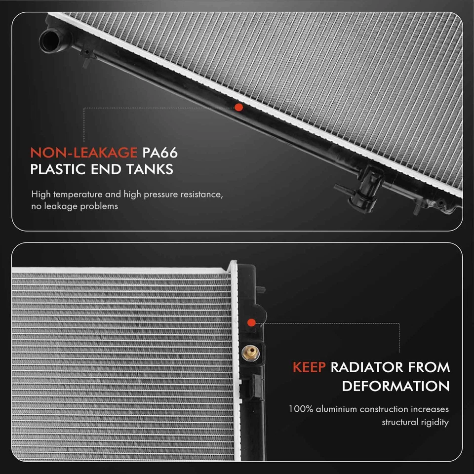 Kit de montaje de radiador y ventilador de refrigeración para Nissan 350Z 2003-2006 V6 3,5 L transmisión automática Foto 3 de 4