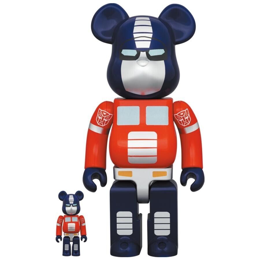 BE@RBRICK TRANSFORMERS OPTIMUS PRIME 100% & 400% medicom BE@RBRICK TRANSFORMERS OPTIMUS PRIME 100% & 400% medicom