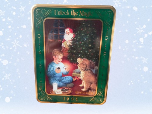 Vintage Christmas 1991 Oreo Metal Collectible Tin | Americana Decor - Picture 3 of 10