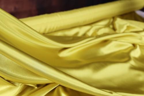Mustard Gold Satin Charmeuse Fabric By The Yard 325 - Picture 8 of 16