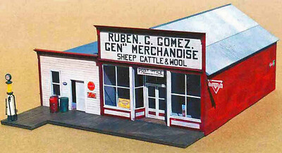 THE GOMEZ STORE HO Model Railroad Structure Unpainted Plastic KIT GL5909