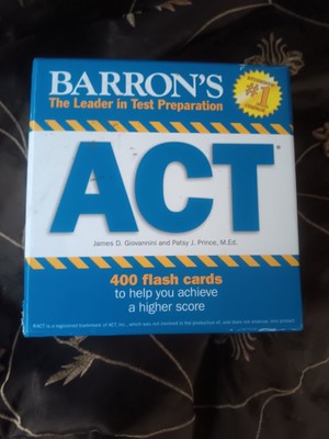Barron's ACT Flash Cards - Cards By Giovannini, James D. - VERY GOOD