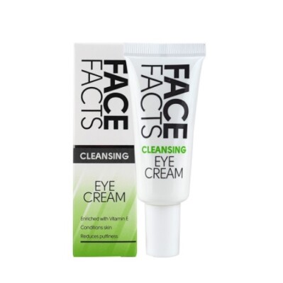 Face Facts reinigende Augencreme angereichert mit Vitamin E | reduziert Schwellungen 25ml