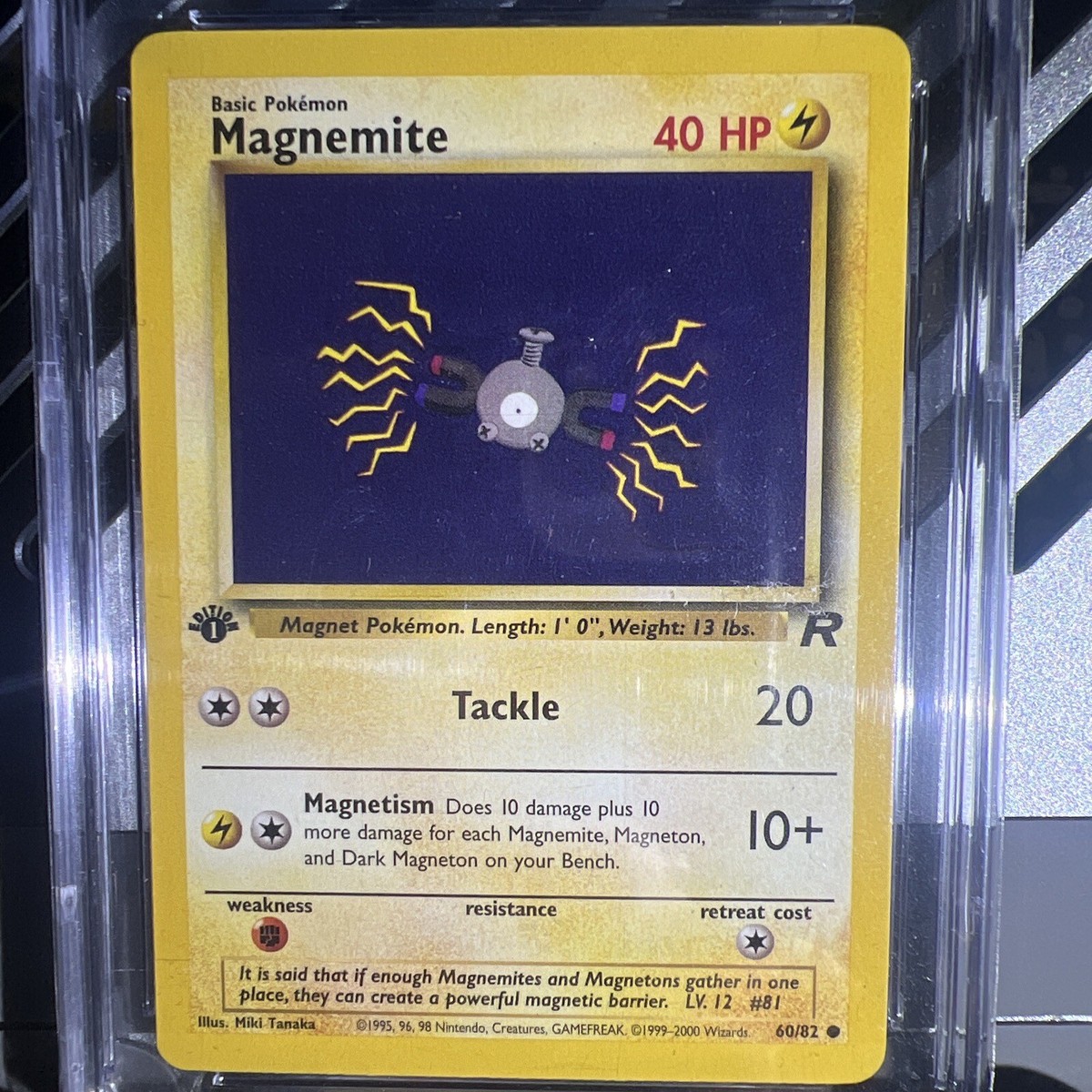 🔥⚡️CGC 9 Magnemite 60/82 Pokémon Team Rocket 1st Edition | eBay