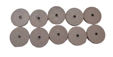 Cratex 1" x 3/16" x 1/8" Resin Bonded Rubber Wheel (Fine Grit) 10 Pack