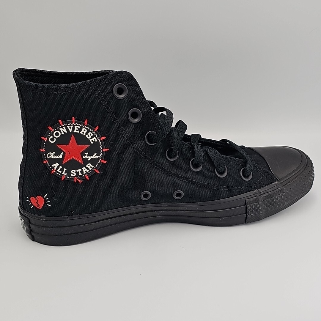国内配送 CONVERSE ALL STAR (R) ROSE EMBROIDERY HI BLACK Chuck Taylor All Star Rose Unisex High Top Shoe. Converse.com