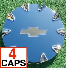 New Chrome Center Caps Fit Oem Factory Chevrolet Ssr Wheels Set 4 Chevy Bowtie