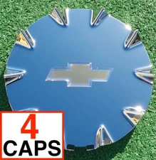 New Chrome Center Caps fit OEM Factory Chevrolet SSR Wheels Set 4 Chevy Bowtie