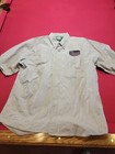 Whitetail Select Cabelas Shirt Men XL Khaki Short Sleeve Button Up