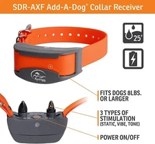 SportDOG SDR-AXF Replacement Collar ADD-A-DOG F/ SD-425X SD-575E SD-825X SD-875E