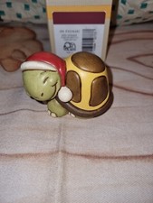 Thun Tartaruga Mini Portafortuna Con Quadrifoglio E Cappello Natale con scatola
