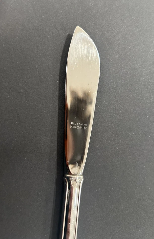 CUCHILLO MANTEQUILLA REED & BARTON FRANCÉS CHIPPENDALE 1981 Foto 3 de 3