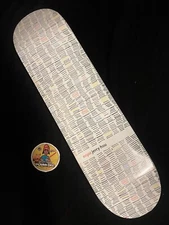 RARE Enjoi Jerry Hsu Patterns Skateboard Deck Vintage Pro Model in Shrink