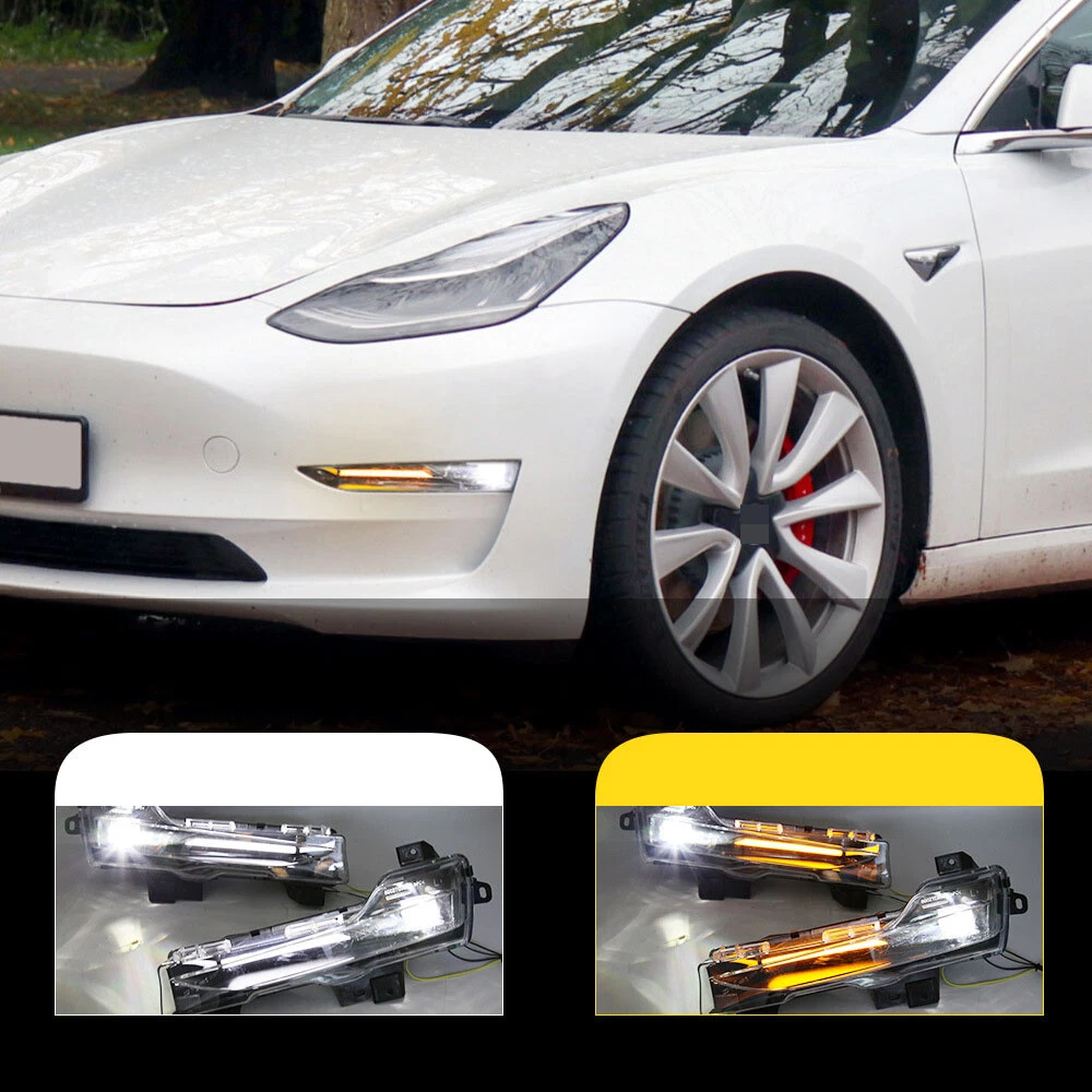 2021 tesla model 2024 3 fog lights