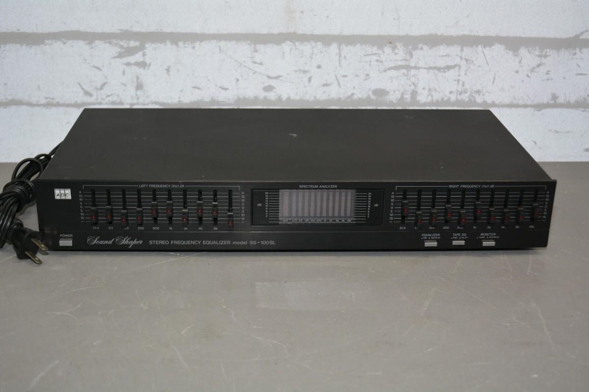 ADC SS-100SL ステレオフリークエンシーイコライザー ADC Sound Shaper SS-100SL VTG Stereo Frequency Graphic