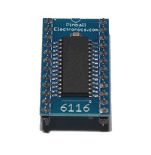 6116 NVRAM Battery Eliminator for Bally  Williams Pinball Machines