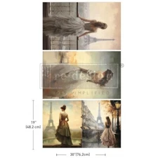 REDESIGN WITH PRIMA DECOUPAGE DECOR TISSUE PAPER PACK – BRIDAL BLISS