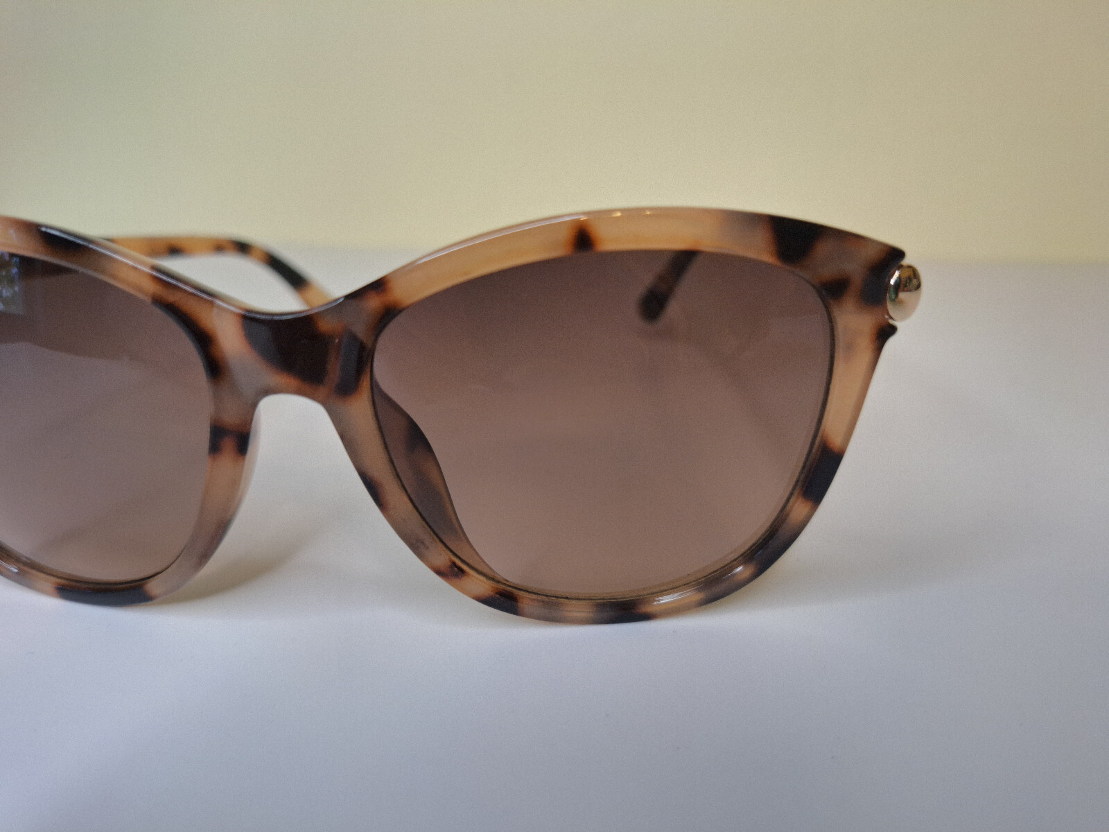 LOFT Sunglasses Brown Tortoise Shell Rectangle Fr… - image 4