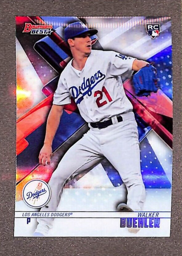 2018 Bowman's Best #2 Walker Buehler Rookie RC Refractor SP -Los