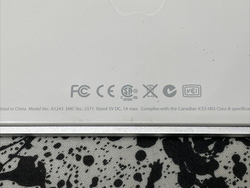 Genuine Apple A1243 Wired USB Keyboard for iMac Mac Mini Mac Pro w/Keypad - Picture 4 of 5