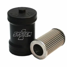 System One 209-510B Fuel Filter Canister 10 Micron Louver Spin 1" 12 Thread