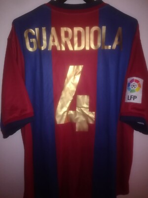 FC BARCELONA 1998-1999 Guardiola 4 camiseta shirt trikot maillot
